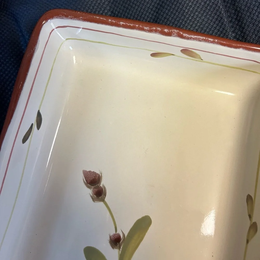 Crate & Barrel Decorative plate serving platter